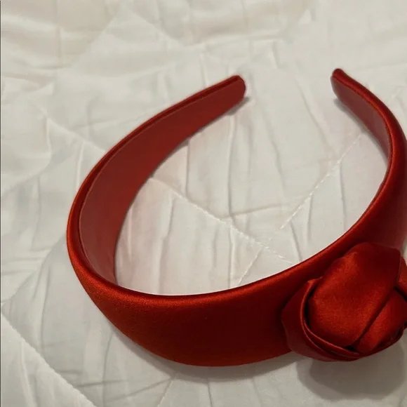 Elegant Valentino GavaraniRed Rose Headband Hair Accessories